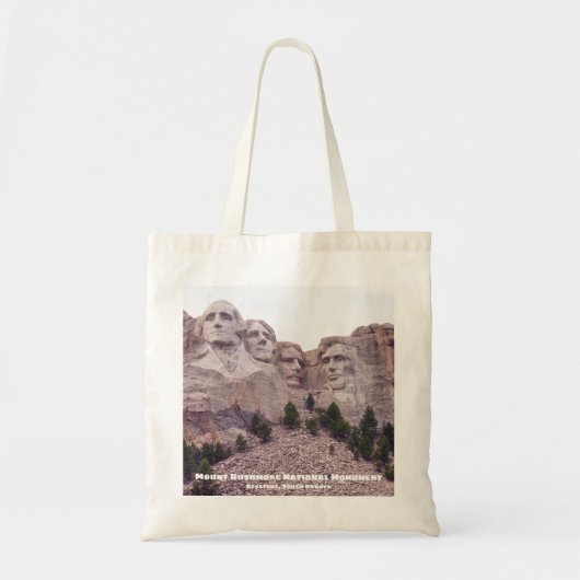 De vier van Mount Rushmore Tote Bag (Voorkant)