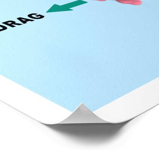 DE VIER VLUCHTEN VAN Sandra Boynton Poster (Hoek)