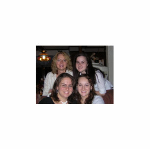 De vier zussen staand fotobeeldje