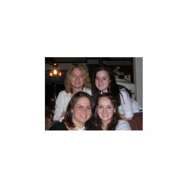 De vier zussen staand fotobeeldje  (Voorkant)