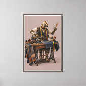 De Vierarmige Kleermaker Canvas Afdruk (Voorkant)