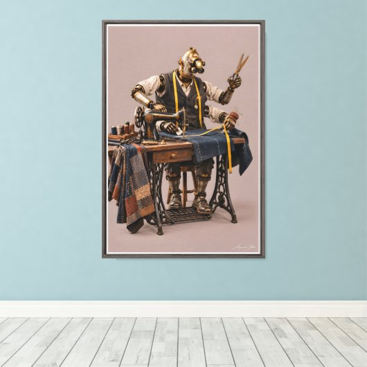 De Vierarmige Kleermaker Canvas Afdruk (Insitu (Houten vloer))