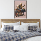 De Vierarmige Kleermaker Canvas Afdruk (Insitu (Slaapkamer))