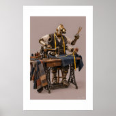 De Vierarmige Kleermaker Poster (Voorkant)