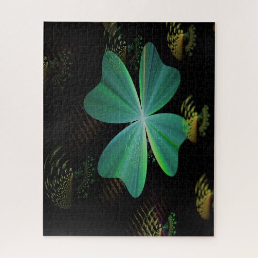 ☼ De vierbladklaver ☼ Legpuzzel (Verticaal)