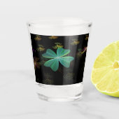 ☼ De vierbladklaver ☼ Shot Glas (Voorkant)