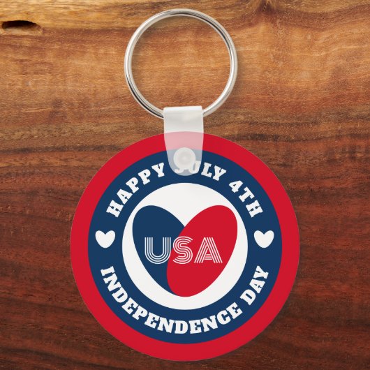 De vierde juli-liefde van de Verenigde Staten: Pat Sleutelhanger (Achterkant)