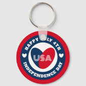 De vierde juli-liefde van de Verenigde Staten: Pat Sleutelhanger (Achterkant)