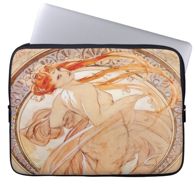 De vierde kunst - Dans, Art Nouveau Laptop Sleeve (Voorkant)