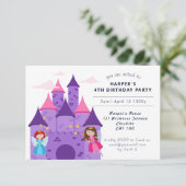 De vierde verjaardag van de Cute Magical Fairies & Kaart (Staand voorkant)