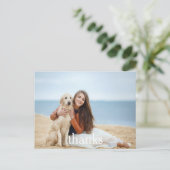 De viering dankt u Briefkaart | van de Foto Witte (Staand voorkant)