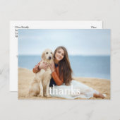 De viering dankt u Briefkaart | van de Foto Witte (Voorkant / Achterkant)