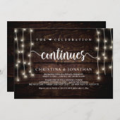 De viering gaat door Rustige Trouwvlucht Kaart (Voorkant / Achterkant)