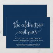 De Viering Gaat Door, Trouwfeest Kaart (Voorkant / Achterkant)