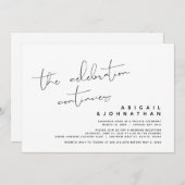 De viering gaat verder, Trouwvlucht Kaart (Voorkant / Achterkant)