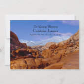 De viering van de bioscoop op de Rode Rocks Kaart (Voorkant)