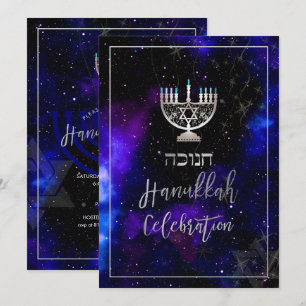 De Viering van de Chanoeka van PixDezines, de Kaart