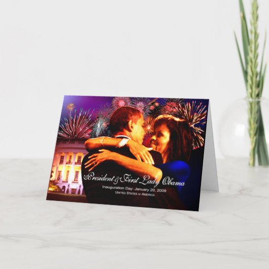 De Viering van de inauguratie Kaart (Voorkant)