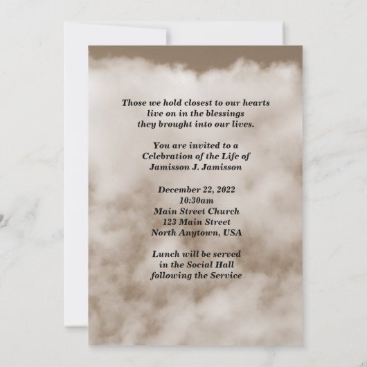 De viering van de uitnodiging tot leven, de oude k (Achterkant)