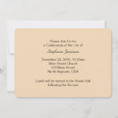 De viering van de Uitnodiging van het Leven, Scene (Achterkant)