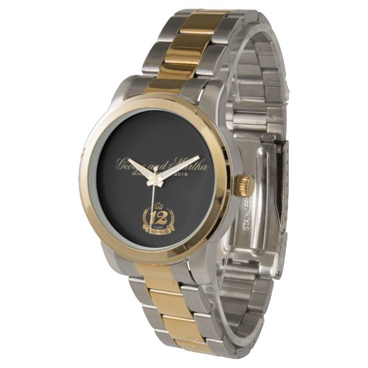 De viering van het 12e Jubileum. . Horloge (Gekanteld)