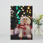 De Viering van het Lot van de Partij van de Kerstb Briefpapier (Staand voorkant)