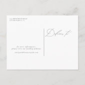 De viering van het Manuscript van de berg sparen h Aankondigingskaart (Achterkant)