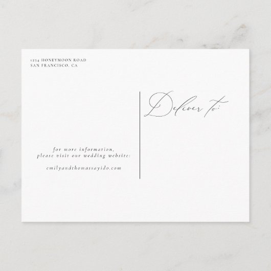 De viering van het Manuscript van de berg sparen h Aankondigingskaart (Achterkant)