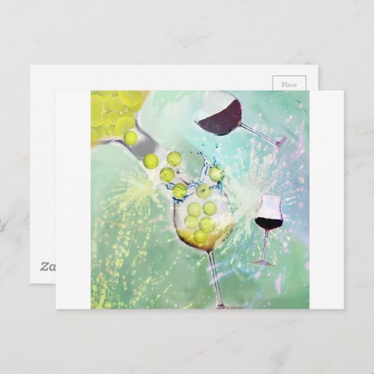 De Viering van het tennis Briefkaart (Voorkant / Achterkant)