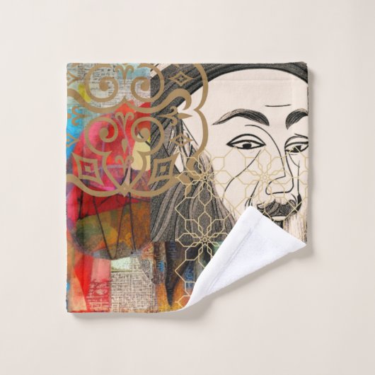 De viering van Rumi Bad Handdoek (Wasdoekje)