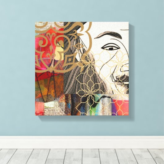 De viering van Rumi Canvas Afdruk (Insitu (Houten vloer))