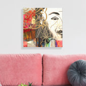 De viering van Rumi Canvas Afdruk (Insitu (Woonkamer))