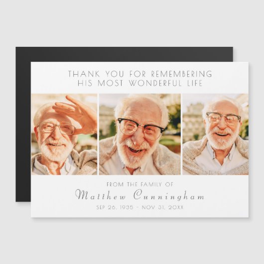 De viering van zijn levensmoderne dankjewel (Voorkant / Achterkant)