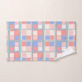 De vierkante kleuren bad handdoek (Handdoek)