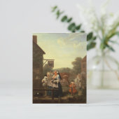De viermaal van de dag: Avond, 1736 Briefkaart (Staand voorkant)