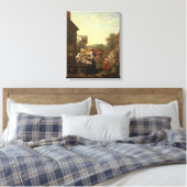 De viermaal van de dag: Avond, 1736 Canvas Afdruk (Insitu (Slaapkamer))