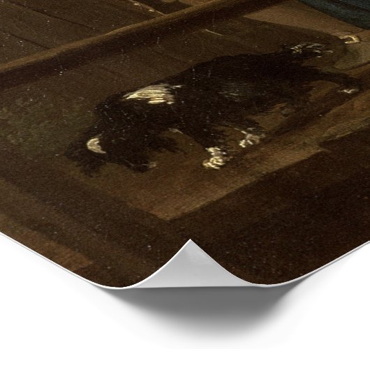 De viermaal van de dag: Avond, 1736 Poster (Hoek)