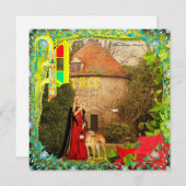 "De Vigil" ~  kerstuitnodiging Kaart (Voorkant / Achterkant)