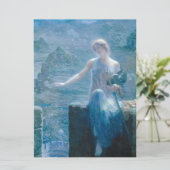 De Vigil van de Valkyrie (legante dame in een kast Kaart (Staand voorkant)