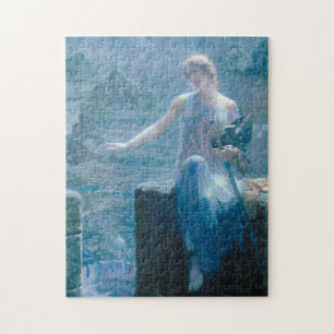 De Vigil van de Valkyrie (legante dame in een kast Legpuzzel