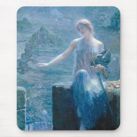 De Vigil van de Valkyrie (legante dame in een kast Muismat (Voorkant)