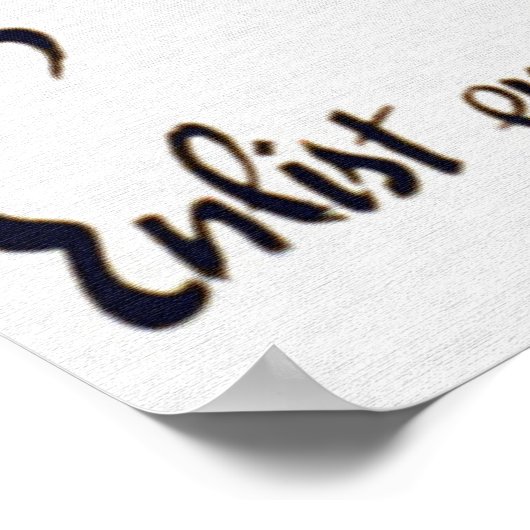 De vijand is het Poster van het kind (Hoek)