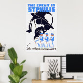 De vijand is het Poster van het kind (Thuiskantoor)