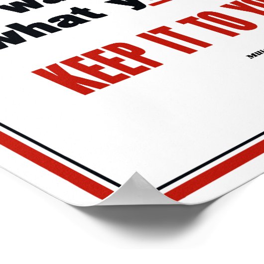 De vijand luistert - WWII Poster (Hoek)