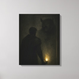 De vijand van binnen – Canvas Kunstprint Afdruk
