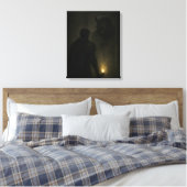 De vijand van binnen – Canvas Kunstprint Afdruk (Insitu (Slaapkamer))