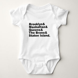 De Vijf Boroughs van New York City Romper