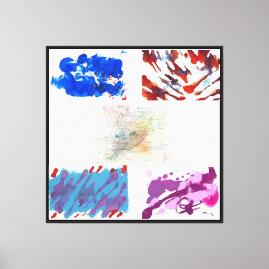 De Vijf Elementen Van Abstract Canvas Afdruk (Voorkant)