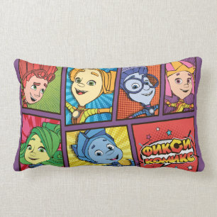 De vijf Fixie Comics - de Fixie Kinder Kussen