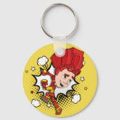 De vijf | Fixie Comics - Fire Sleutelhanger (Voorkant)